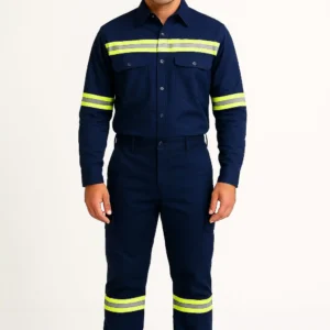 Chaqueta Drill con Reflectivos